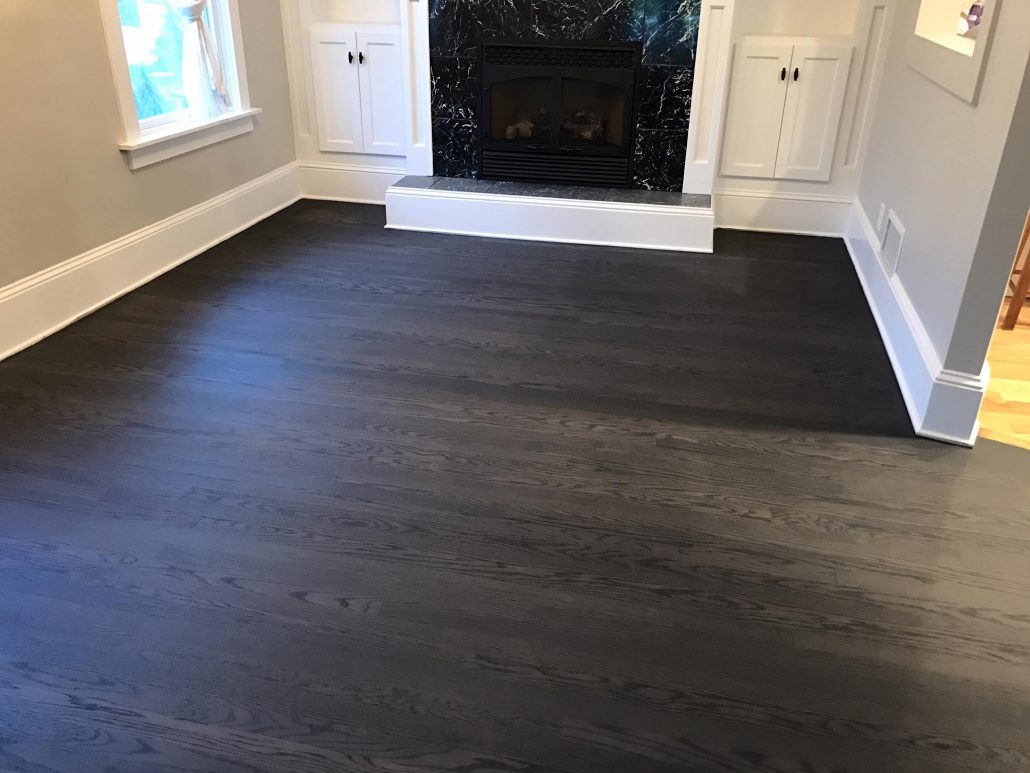 Hinsdale Floor Color Change From Natural To Gray Hardwood