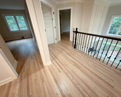 Lägler Trio sanding Red Oak hardwood flooring